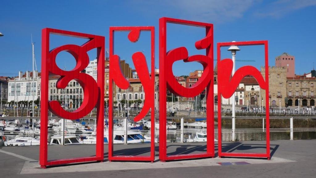 El Encanto De La Fueya Con Parking Gratuito Apartamento Gijón Exterior foto